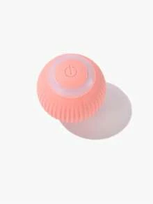 Interactive Cat Ball Toy, Smart Indoor Automatic Moving Ball, Puzzle & Boredom Relief, USB Rechargeable Pet Toy - Pink - View 6
