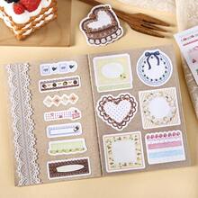 Buku Stiker Potong Naifuhua Seri Yu, Bahan Kolase Scrapbooking dengan Bingkai Dessert Stroberi, Cocok untuk Buku Catatan, Buku Harian, Jurnal, Musim Kembali ke Sekolah, Musim Pembukaan Sekolah - A - View 4