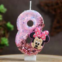 Hasbro Birthday Candle Creative Glitter Cake Anniversary Celebration Atmosphere Candle Plug Number Customized Party Supplies DIY Handmade Number Candles 0-9 - Multi-color - View 18