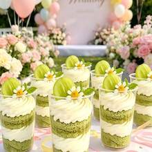 10PCS/50PCS/100PCS 100ml Clear Cups Pudding Jelly Ice Cream Dessert Transparent Cups Ice Cream Transparent Pudding Cups Party Wedding Catering Food Containers Mini Dessert Appetizer Cups Restaurant Mini Appetizer Cups, Suitable For Party, Wedding, Catering, Ice Cream, Pudding And Food Containers, Kitchen Supplies - Transparent - View 4