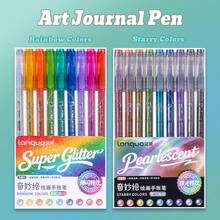 Languo 252/168/144/99/72/45/9pcs Large Capacity Gel Pen Set, 0.6mm Fine Tip, For Scrapbooking, Hand Drawing And Doodling, Smooth Ink Flow, Clear Writing Without Smudging, Suitable For Line Drawing, Coloring, Outlining, Ceramics, Plastic, Wood, Stone, Fabric, Paper And More, Excellent Coverage, High-Quality Student Art Supplies, Comfortable And Durable Grip, Perfect For Student Note-Taking And Back To School - Sets - View 3