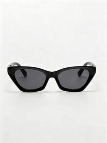 Women's Fashion Glasses, Slimming Face-Flattering, Fashion, Versatile, Exquisite Street Style - Black - View 2