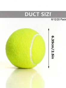 Tennis Training Balls, 6/12/20pcs, High Elasticity, Suitable For Beginners Tennis Practice, Also Can Be Used As Pet Dog Sports Balls - Green - View 8