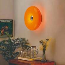 Modern Fashion Style Donut-Shaped Ambient Night Light, Rechargeable Lamp, 3-Color Dimmable, Touch Switch, Suitable For Bedroom, Study, Living Room, Office Decorative Lighting - Multicolor - View 3