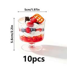 1-100pcs Mini 60ml Dessert Cups (Tasting Cups, Small Size, Slightly Thinner. Please Confirm Before Purchase!) - Perfect For Pudding And Appetizers - Ideal For Weddings, Parties, Events, Christmas, Halloween, Hand Wash Only, Event Tableware, Reusable Cups, Dessert Cups - View 18