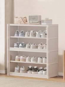 1pc Multi-Layer Storage Rack, Suitable For Shoes, Toys, Books And Clothes, Shoe Rack With Lid, Transparent Flip-Top Shoe Cabinet, Suitable For Hallway, Living Room, Bedroom, Kitchen, Holiday Gift - Multicolor - View 8