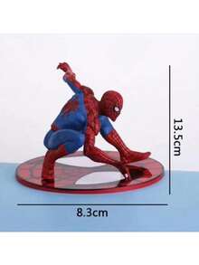 1pc Cartoon Hero PVC Figurine Model, With Base Cartoon Character Collection Ornament, Desktop Decoration, Birthday Gift, Theme Party Display Accessory, As A Birthday Gift, Easter, Holiday Party Gift. - Ornament - View 6