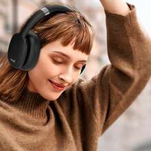 Auriculares Stereo Bluetooth Cascos COOL Roller Negro - Ver 2