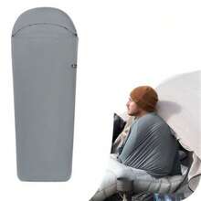 Lightweight Sleeping Bag Liner For Spring/Summer - Compact Travel Design With Full-Length Zipper, Soft Breathable Fabric, Suitable For Backpacking, Camping, Hotels And Hostels - Multicolor - View 8