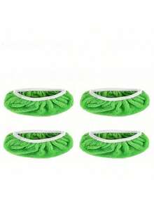 2/4/6/8-Piece Reusable Green Mop Pads Replacement Pack - Suitable For - Washable Microfiber Wet And Dry Mop Pads Compatible With Sweeping Mop, Perfectly Suitable For Cleaning Surfaces And Hardwood Floors (Excluding The Mop Itself) - A - View 10