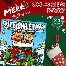 Student Coloring Book, Fun Christmas, 24-Page Themed Dessert Coloring Book, Simple Bold Design Easy To Color, Relaxing, Suitable As Birthday And New Year Gift, Christmas Party, Back To School Season - Christmas Desserts - View 8