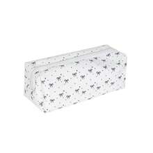 1pc Floral Print Canvas Pencil Case, Lightweight Zipper Stationery Storage Bag, Portable Pen Holder, Suitable For Storing Small Items In School And Office - Multiple Styles - View 8