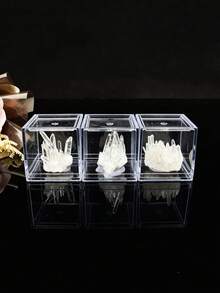 Natural White Quartz Crystal Cluster Mineral Specimen, Crystal Ornament, Home Desktop Decor, Creative Science Education Collection Gift - Crystal Cluster Specimen Box - View 12