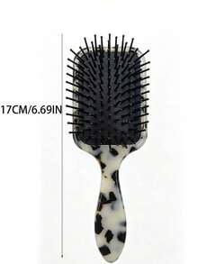 Acetate Air Cushion Hair Brush, Paddle Detangler Comb For Scalp Massage Wet Dry Hair - Multicolor - View 5