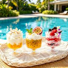 1-100pcs Mini 60ml Dessert Cups (Tasting Cups, Small Size, Slightly Thinner. Please Confirm Before Purchase!) - Perfect For Pudding And Appetizers - Ideal For Weddings, Parties, Events, Christmas, Halloween, Hand Wash Only, Event Tableware, Reusable Cups, Dessert Cups - View 5