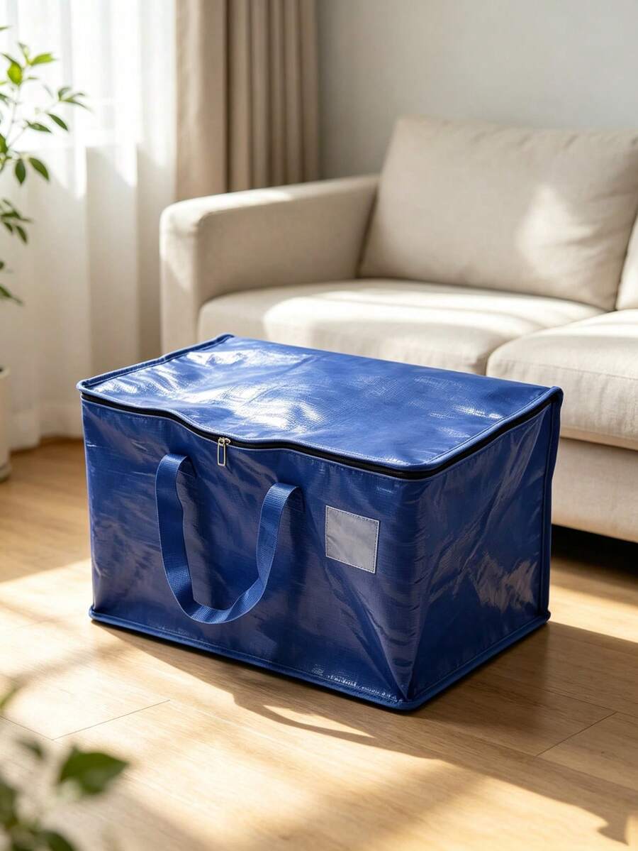 1 Extra-Large Thickened Moving Storage Bag With Zipper And Handles ...