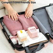 1pc Portable Press-And-Pull Makeup Remover Storage Box With Integrated Makeup Pads, Sealed Leak-Proof Design - Multicolor - View 8