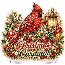 Christmas Cardinal & Holiday Lantern Design - Stand - View 7