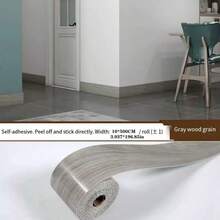 QLOM 196.8 Inch Thick Marble Self-Adhesive Wallpaper, DIY Removable, Waterproof & Moisture-Proof, Suitable For TV Background Wall, Door Frame, Photo Frame, Living Room Wall Decor, Bathroom, Self-Adhesive Wallpaper - A - View 5