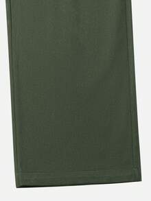 Vancamel Pulse Men's Outdoor Functional Style Cargo Pants With Large Pockets, Versatile Solid Color Minimalist Long Trousers - Army Green - View 7
