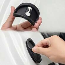 2/4pcs Car Door Edge Guard Protector, Silicone Door Stopper Cover, Anti-Rust Anti-Dust Shock-Absorbing Door Lock Cap, Universal Car Interior Accessory, Reduce Door Closing Noise, Suitable For Most Vehicles - A - View 5