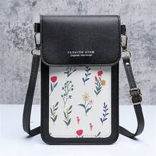 Versatile Women's Mini Phone Bag, Influencer Style, New INS Design, Touchscreen Compatible, Double Layer Vertical Phone Pouch, Crossbody Bag - Multicolor - View 17
