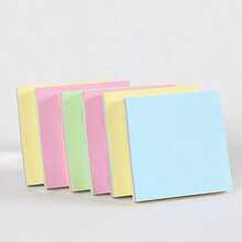 200/100/50pcs Student Cartoon Office Memo Sticky Notes, Tearable Self-Adhesive Reusable Cute Striped Lined Notepad [25pcs/Pack]Sticky Notes/Memo Pads/Self-Adhesive Notepad/Notebook Planner Stickers, Morandi Color Palette Pastel Sticky Notes, Self-Adhesive Notepad, Easy To Stick, Suitable For Home, Office, Notebook - Random Style - View 8