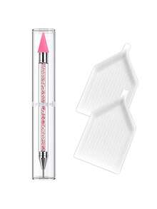 5/4/3/2 Sets Diamond Rhinestone Tool Kit - Includes 1 Self-Adhesive Rhinestone Pen And 2 Sorting Trays, Diamond Nail Art Tray, This Dual-Head Self-Adhesive Rhinestone Pen And White Rhinestone Storage Tray Suitable For DIY Rhinestone Crafts And Rhinestone Painting; Nail Art Decoration Tools, Rhinestone Storage Box, Diamond Painting Tray, DIY Handmade Rhinestone Sorting Tray, Bead Sorting Tray, Christmas/Halloween/Valentine's Day/New Year/Birthday Gift, Gift For Male And Female Friends, Saudi Arabia Gift, Ramadan Gift - A - View 13