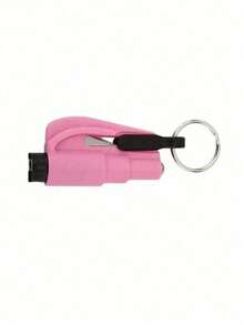 2-In-1 Emergency Seat Belt Cutter/Window Breaker Tool. Comes With Car Keychain And Mini Hammer. This Is An Escape Tool For Emergency Situations, Capable Of Easily Breaking Car Windows And Cutting Seat Belts. It Is Both A Portable Rescue Tool And An Emergency Hammer, Suitable For Use At Home, School, Or During Travel. Features A Cute Gothic And Y2K Style Design; The Hammer Part Is Equipped With 1 Hook For Hanging And Storage. - A - View 10
