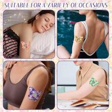 1 Box 2/10pcs G7 Adhesive Patches, 5 Exquisite Butterfly Designs, Blood Glucose Monitor Accessories Waterproof Breathable Latex-Free Sensor Cover Stickers - View 6