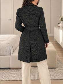 Women Winter Coats - Black - View 3