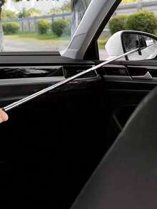 3/2/1pc Retractable Car Rearview Mirror Squeegee, Rearview Mirror Wiper With Telescopic Pole, Portable Window Cleaner, Suitable For Car Interior, Home, Office And More, Multiple Styles Available, Essential Gift For Drivers - A - View 7