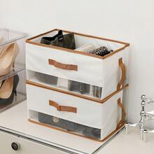 1/2pcs Foldable Elegant White Handbag Organizer Insert, Multi-Compartment Design, Suitable For Handbags, Shoes And Accessories, Space-Saving Closet/Wardrobe Storage, Durable Divider Luxury Item Storage Box - Multicolor - View 9
