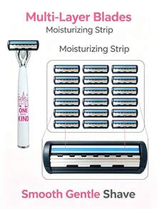 19Pcs,Razor For Women,Trimmer For Women,Hair Removal,Body Grooming,Smooth Skin,Razor,Facial Razor,Facial Hair Remover - A - View 3
