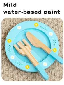 Children's Wooden Pretend Play Kitchen Utensils Educational Toy For Boys And Girls - Many - View 8