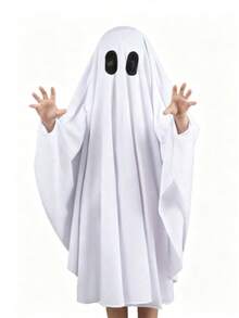 Halloween Ghost Costume Role Play White Ghost Cape - Single Style - View 1