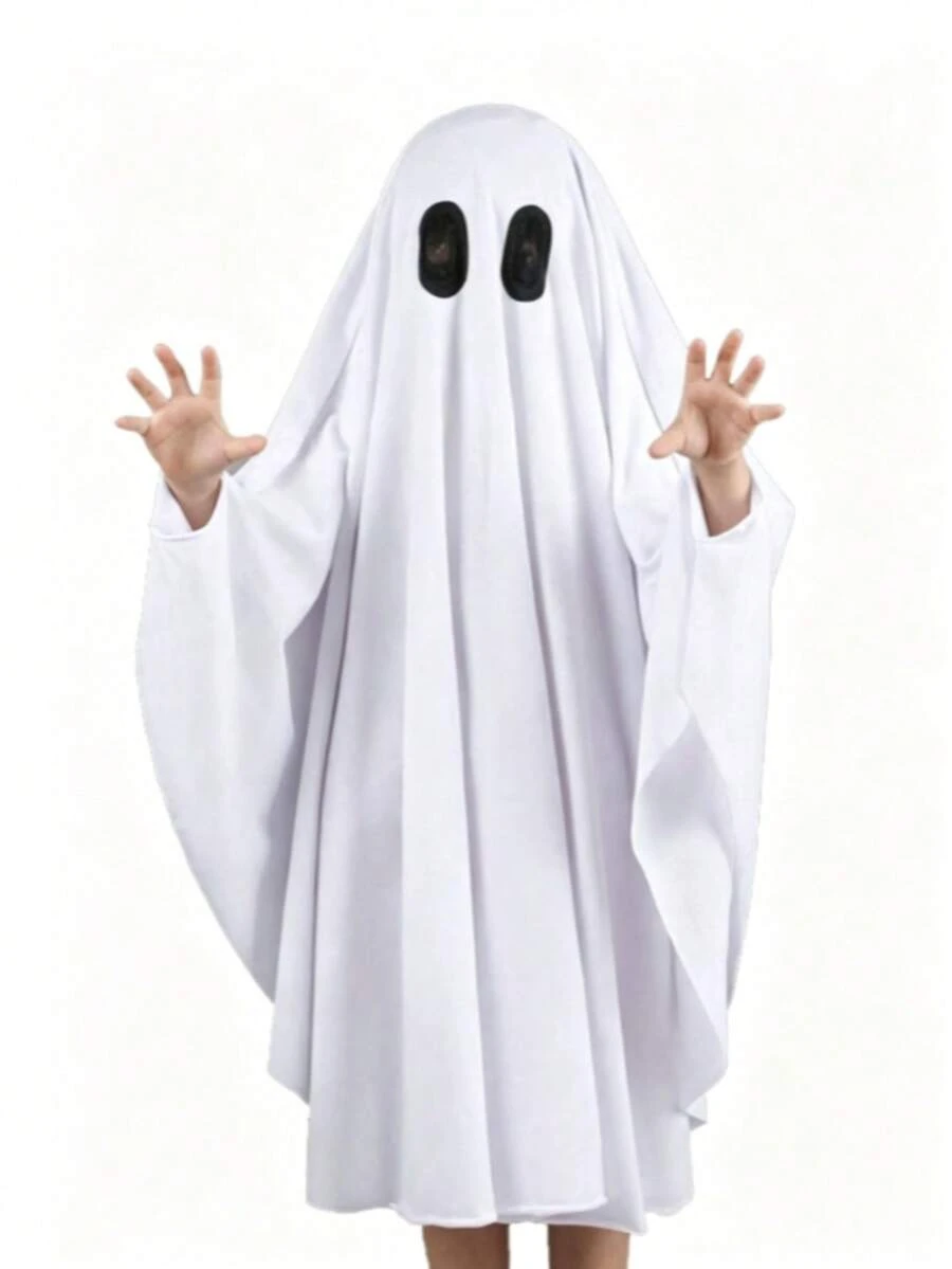 Halloween Ghost Costume Role Play White Ghost Cape - Single Style - View 1