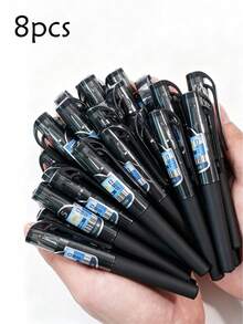 1/8pcs Mini Gel Pens, Pocket Gel Pens, Portable Gel Pens With Medium Tip, Smooth Writing, Professional Quality Pens Suitable For Home, Office And School Use - A - View 8
