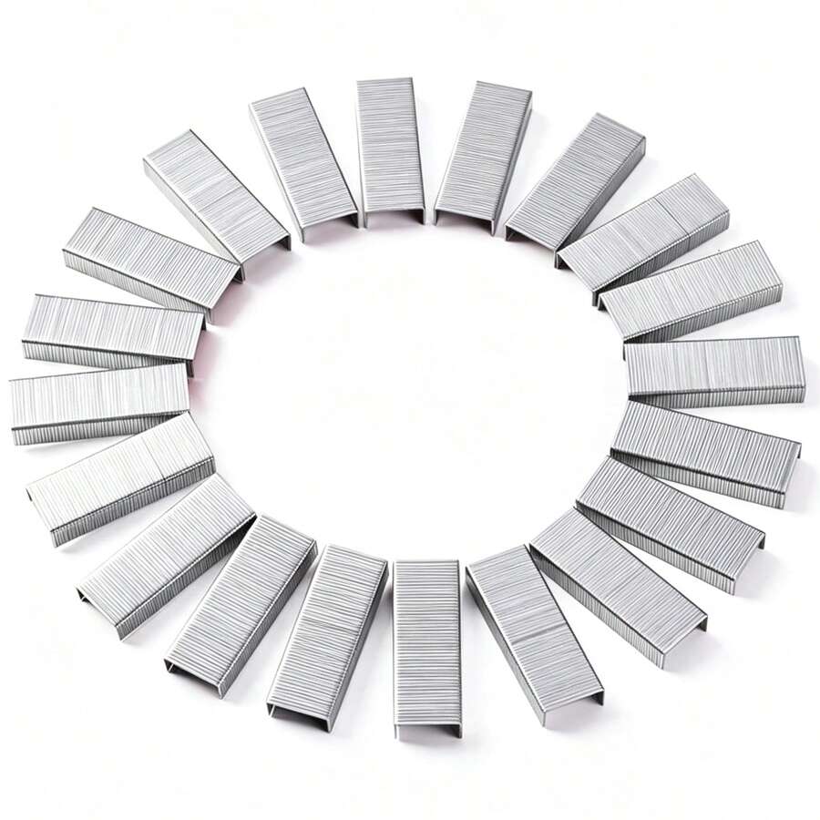 24/6, 24/8 Universal 12# Staple Pins 1 Box 1000/500pcs Stapler Nails Length 6/8mm - Silver - View 1