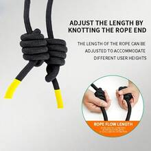 RopeFlow Spinal Flow Spinal Health Spinal Nourishment Rehabilitation Training Jump Rope Fitness Weighted Jump Rope - Multicolor - View 4