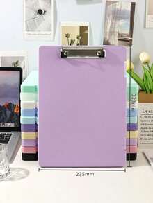 1pc A4 Plastic PP File Box, Suitable For Students, Multi-Layer Portable Double-Layer Data File Box, Used For Subject Classification, Accounting, Work, Exams, Waterproof Contract Storage Box, Back To School Student Supplies, ID Card Classification Storage Box. - A - View 21