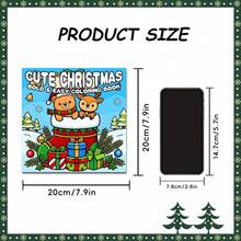 Student Coloring Book, Fun Christmas, 24-Page Themed Dessert Coloring Book, Simple Bold Design Easy To Color, Relaxing, Suitable As Birthday And New Year Gift, Christmas Party, Back To School Season - Christmas Desserts - View 2
