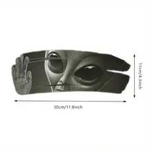 Alien Stickers, Suitable For Cars, Laptops, Trucks, Windows, Mirrors And Walls, Size Approx 30cm. Funny Space Design Window Bumper Stickers. Halloween, Halloween Decor, Autumn Home Decor, Halloween Home Decor, Ghost Face, Halloween Window Stickers - Multi-color - View 13