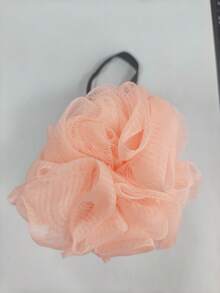 2 Large Flower Bath Sponges With Hanging Loop Exfoliating Body Scrub Brush - Multicolor - View 7