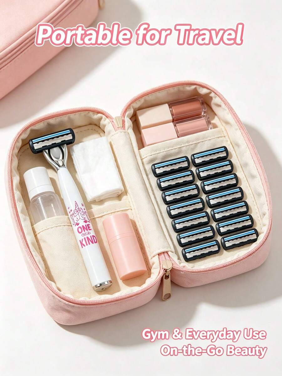 19Pcs,Razor For Women,Trimmer For Women,Hair Removal,Body Grooming,Smooth Skin,Razor,Facial Razor,Facial Hair Remover - A - View 1