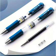 12pcs/Set Random Neutral Pens, Retractable Design, Multiple Patterns, Minimalist Printed Pens, Suitable For Weddings, Parties, Daily Use, Gifts, Perfect Valentine's Day Gift For Friends And Family - A - View 3