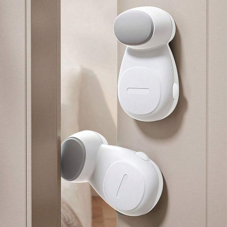 Anti-Pinch Door Stopper Door Jammer Door Gap Guard Room Door Anti-Closing Finger Pinch Protector Safety Lock Protective Lock Drawer Lock Anti-Pinch Fridge Cabinet Door Lock Multi-Function Anti-Opening - Anti-finger Pinch Door Stopper - View 1