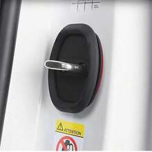 2/4pcs Car Door Edge Guard Protector, Silicone Door Stopper Cover, Anti-Rust Anti-Dust Shock-Absorbing Door Lock Cap, Universal Car Interior Accessory, Reduce Door Closing Noise, Suitable For Most Vehicles - A - View 6