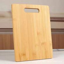 Large Organic Bamboo Cutting Board With Cutout Handle For Kitchen - Heavy Duty Wooden Chopping Board For Meat, Vegetables, Cheese & Fruit - Reversible Food Prep Block & Charcuterie Serving Tray - Ginger - View 7