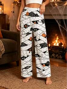 Women Lounge Bottoms - Mixed Colors - View 4
